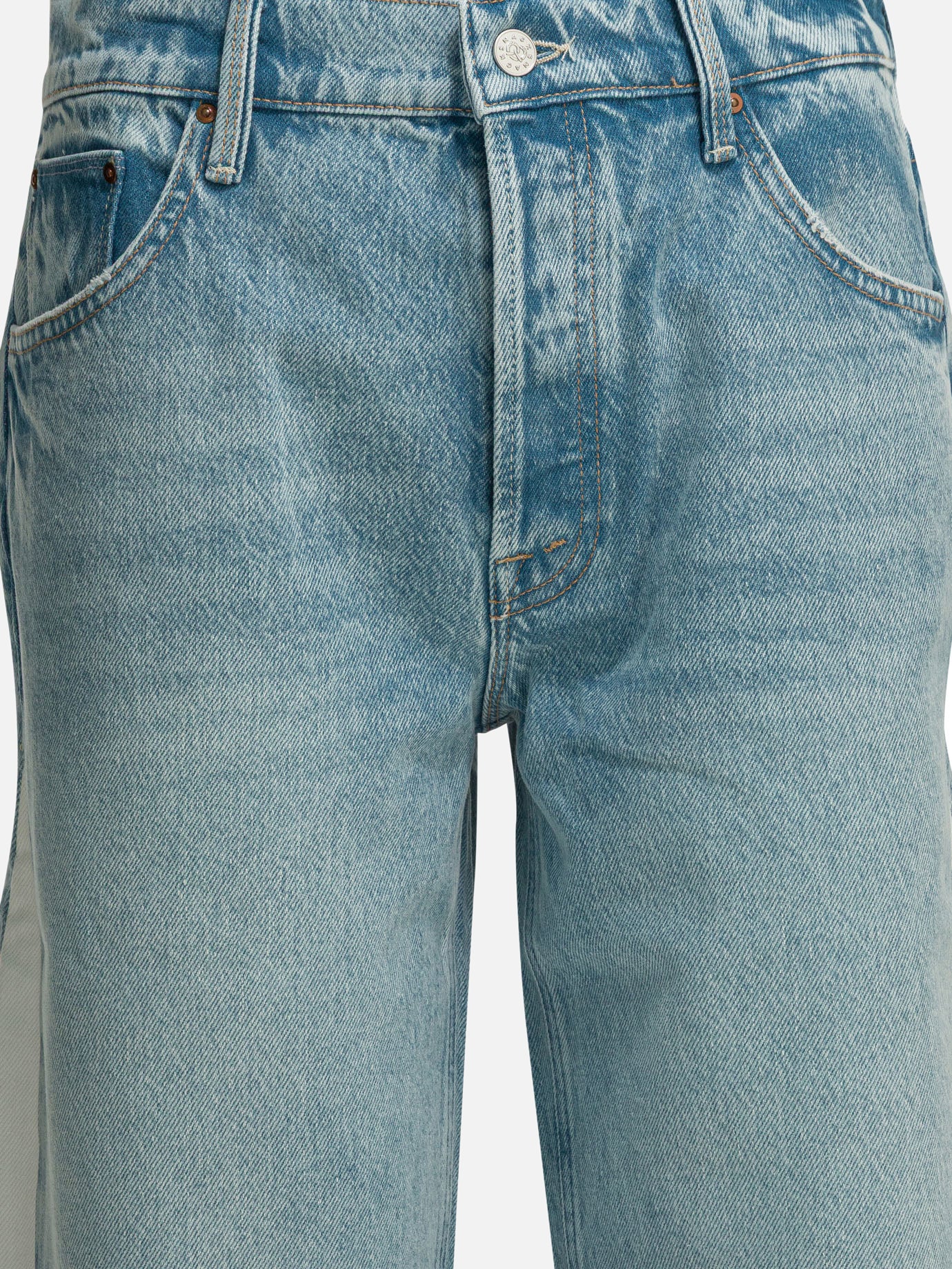 Wide-leg jeans Solid colour  Light blue - MOTHER Denim Women | PDP | VIETTI Online Store | Zoom-Modal_3
