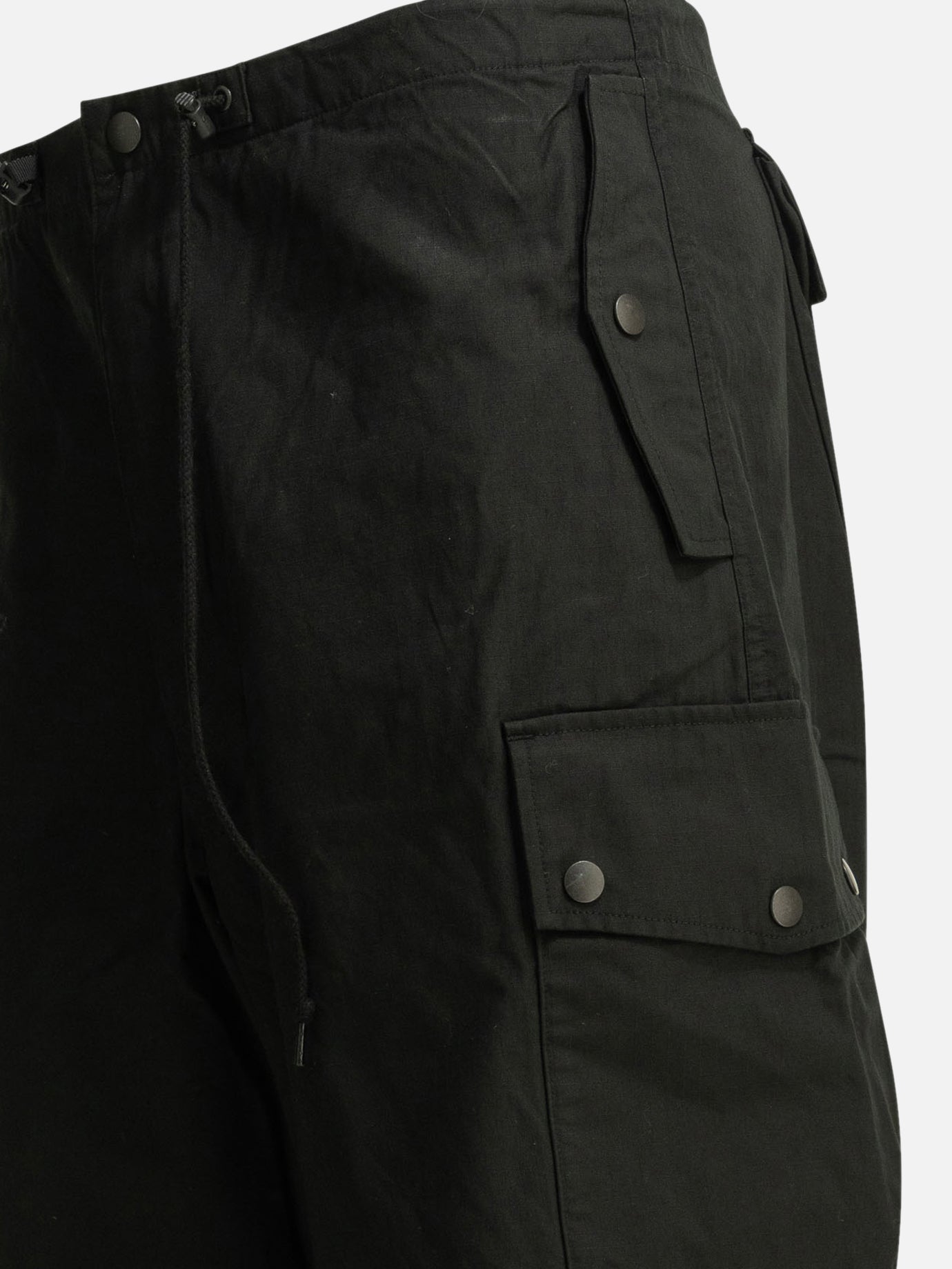 Cargo & parachute trousers Logo  Black - Needles Men | PDP | VIETTI Online Store | thumbnail_3