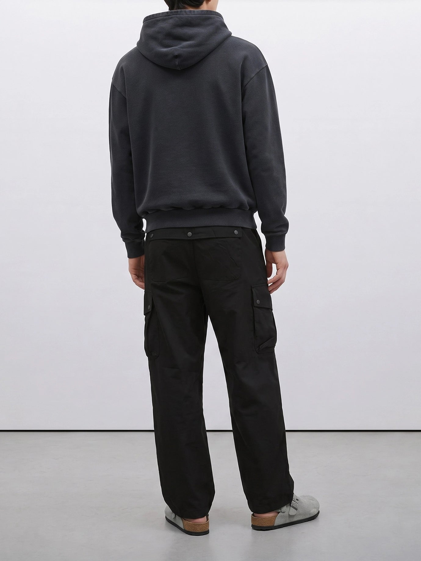 Cargo & parachute trousers Logo  Black - Needles Men | PDP | VIETTI Online Store | thumbnail_3
