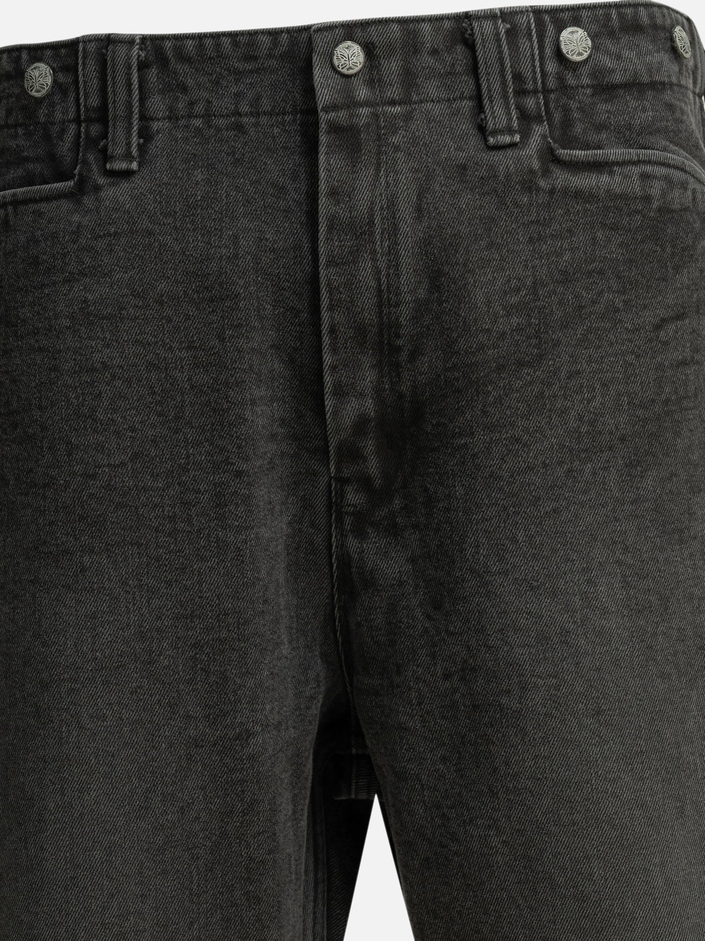 Straight-leg jeans Solid colour  Black - Needles Men | PDP | VIETTI Online Store | thumbnail_3