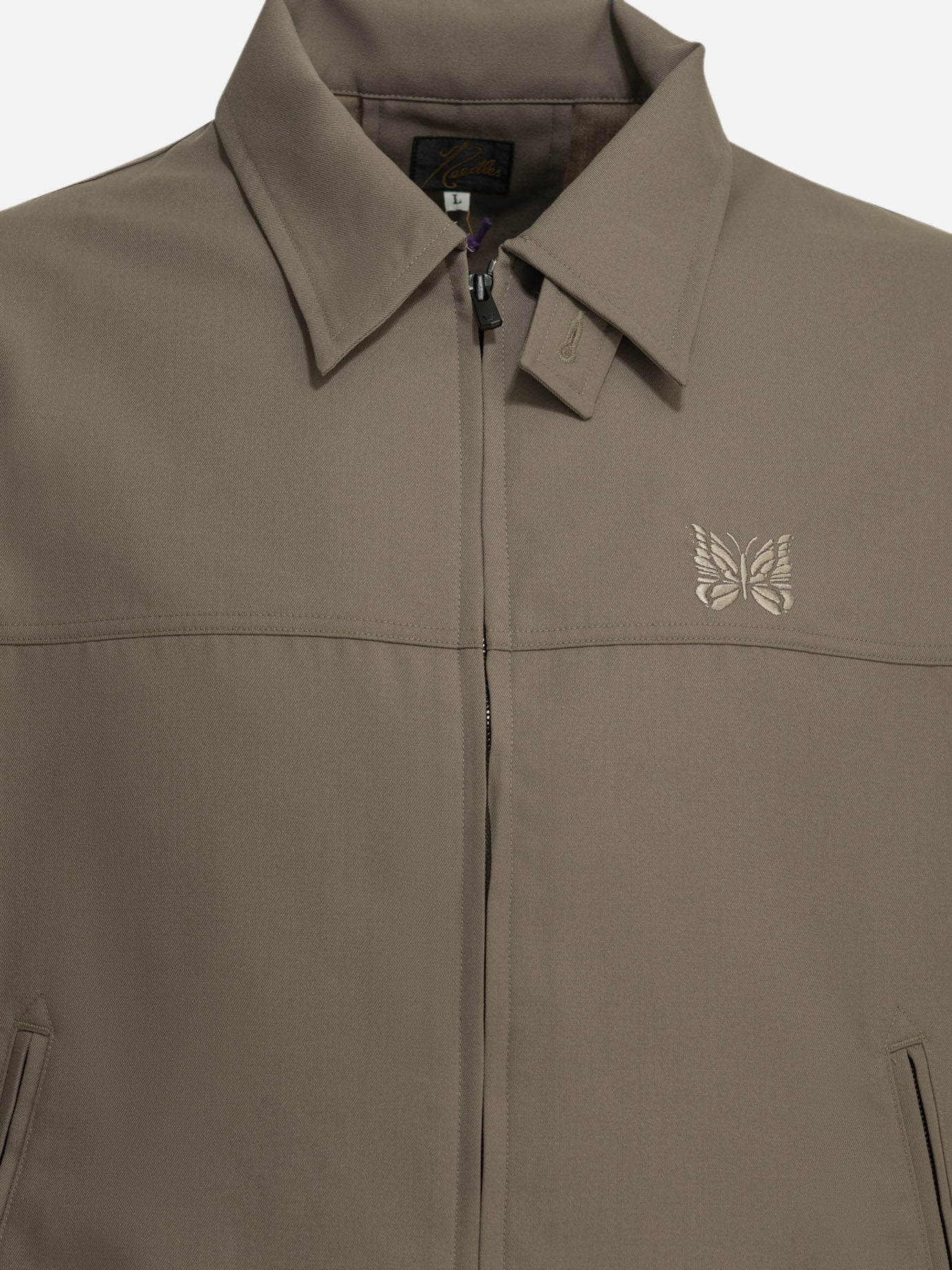 Quilted & Utility Jackets Logo  Green - Needles Men | PDP | VIETTI Online Store | thumbnail_3