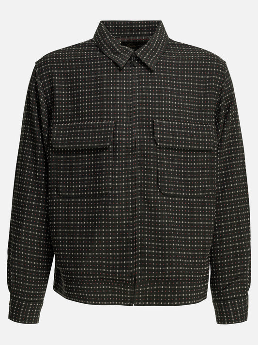 Needles "Dobby Square" Lightweight jacket Black


