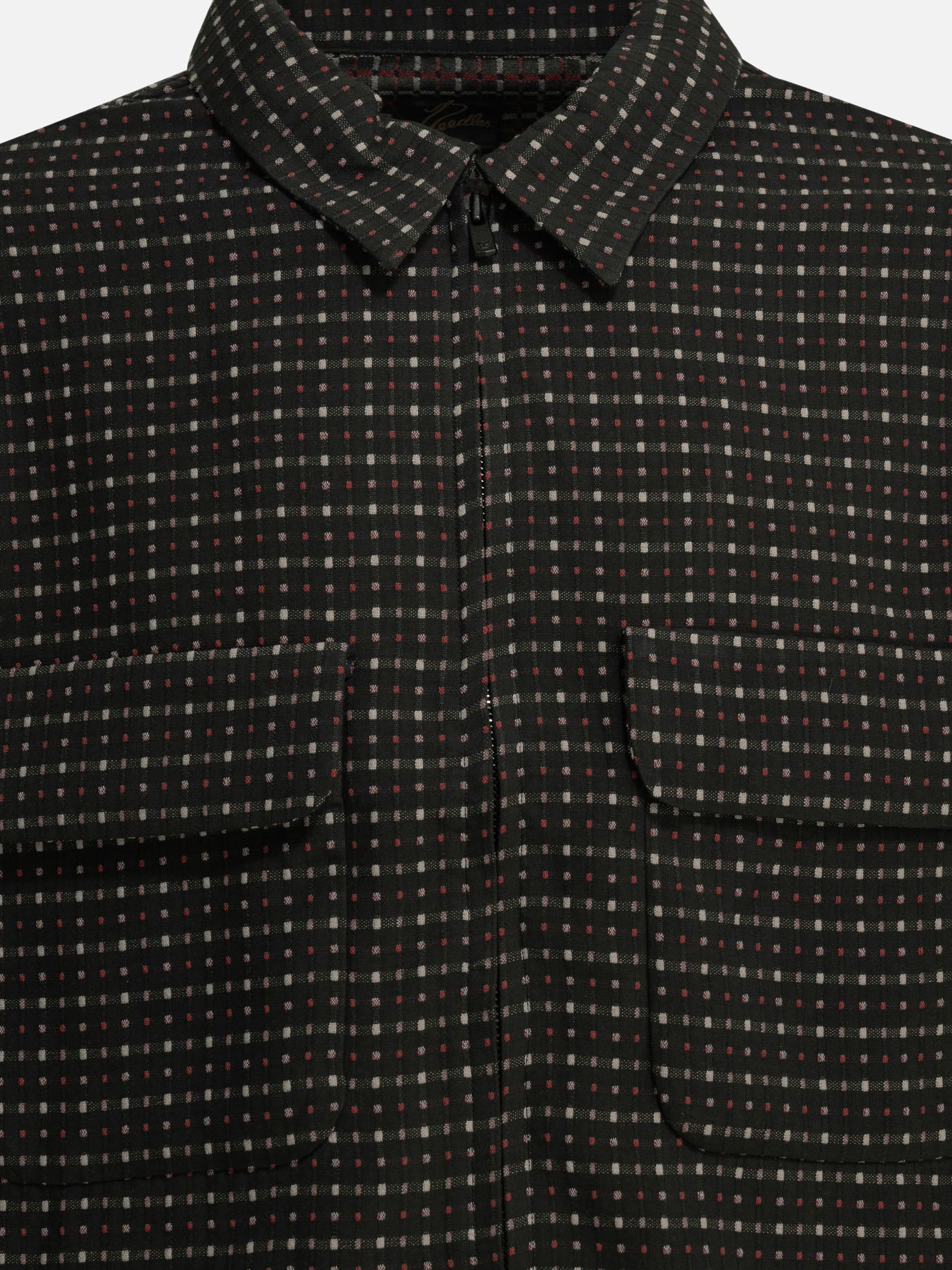 Quilted & Utility Jackets Seersucker  Black - Needles Men | PDP | VIETTI Online Store | thumbnail_3
