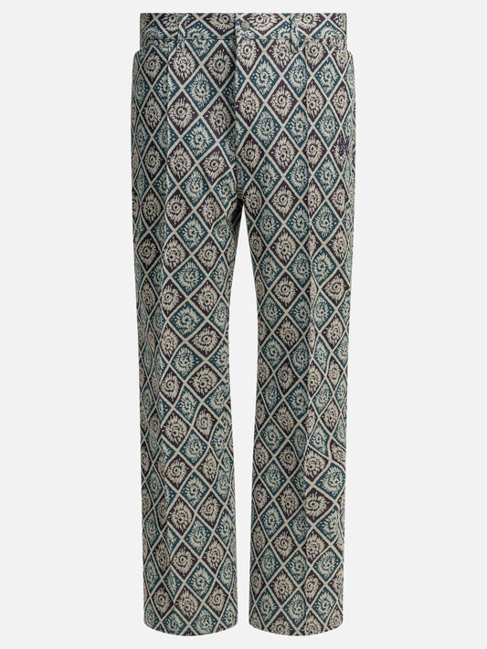 Needles "Boot Cut" Casual Pants Blue

