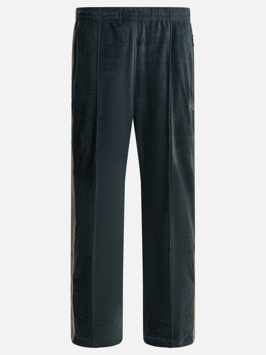 Needles Sports pants with logo Blue


