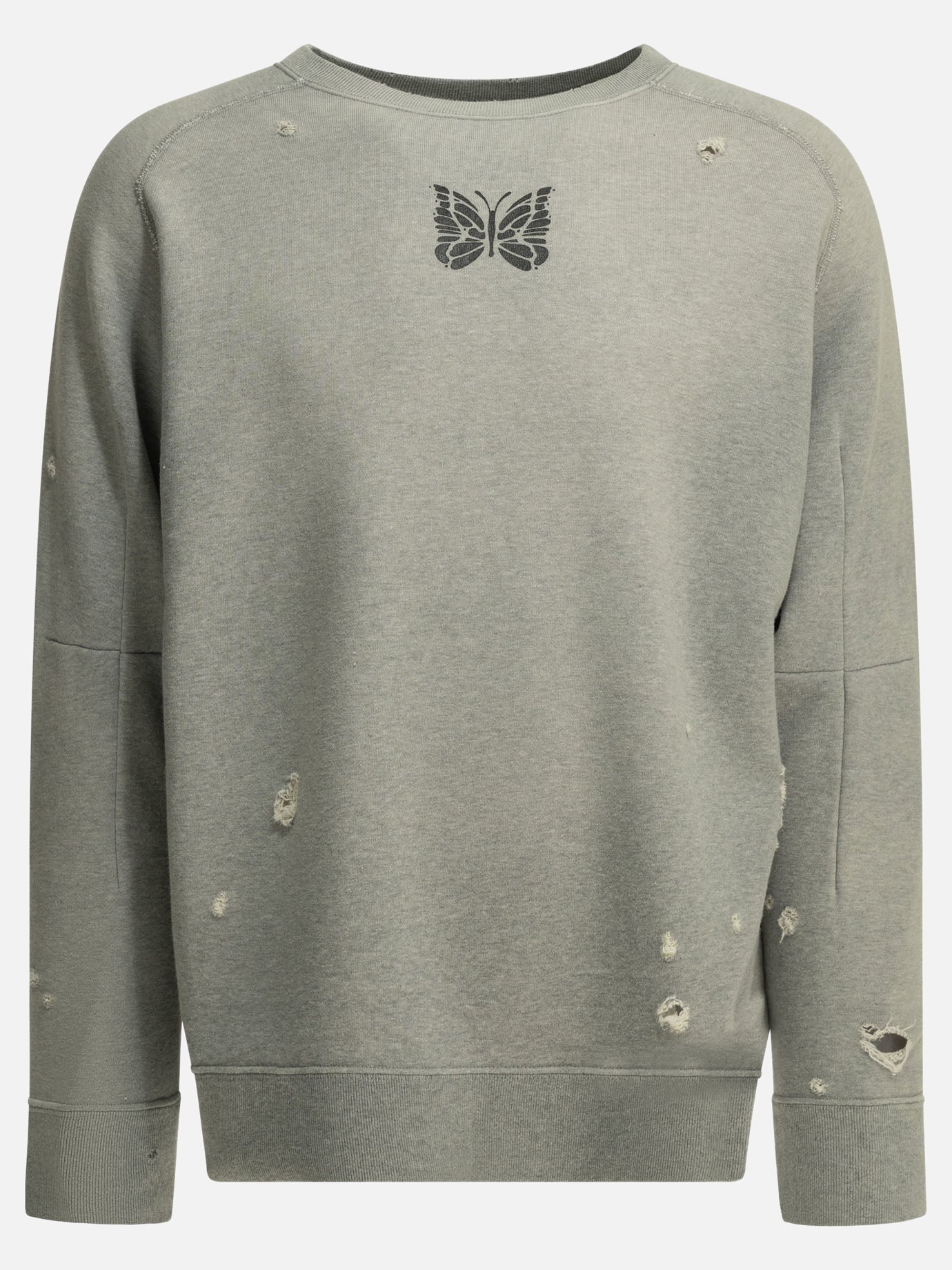 Crewnecks Logo  Grey - Needles Men | PDP | VIETTI Online Store | thumbnail