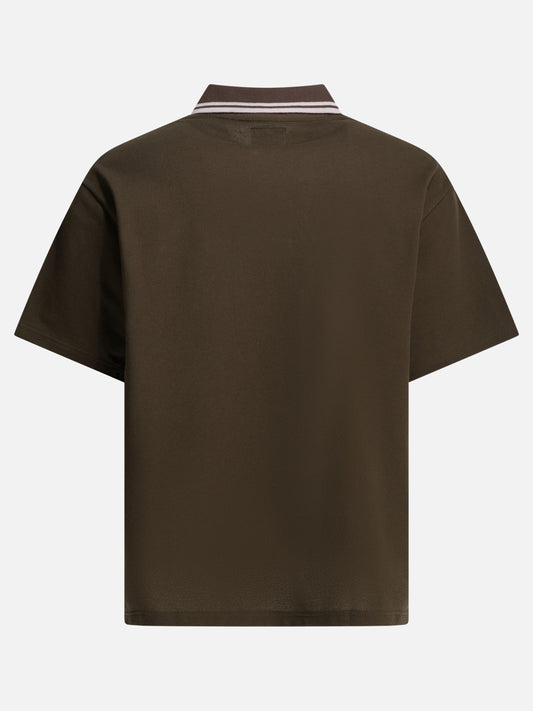 Polo shirts with buttons Logo  Brown - Needles Men | PLP | VIETTI Online Store | 2

