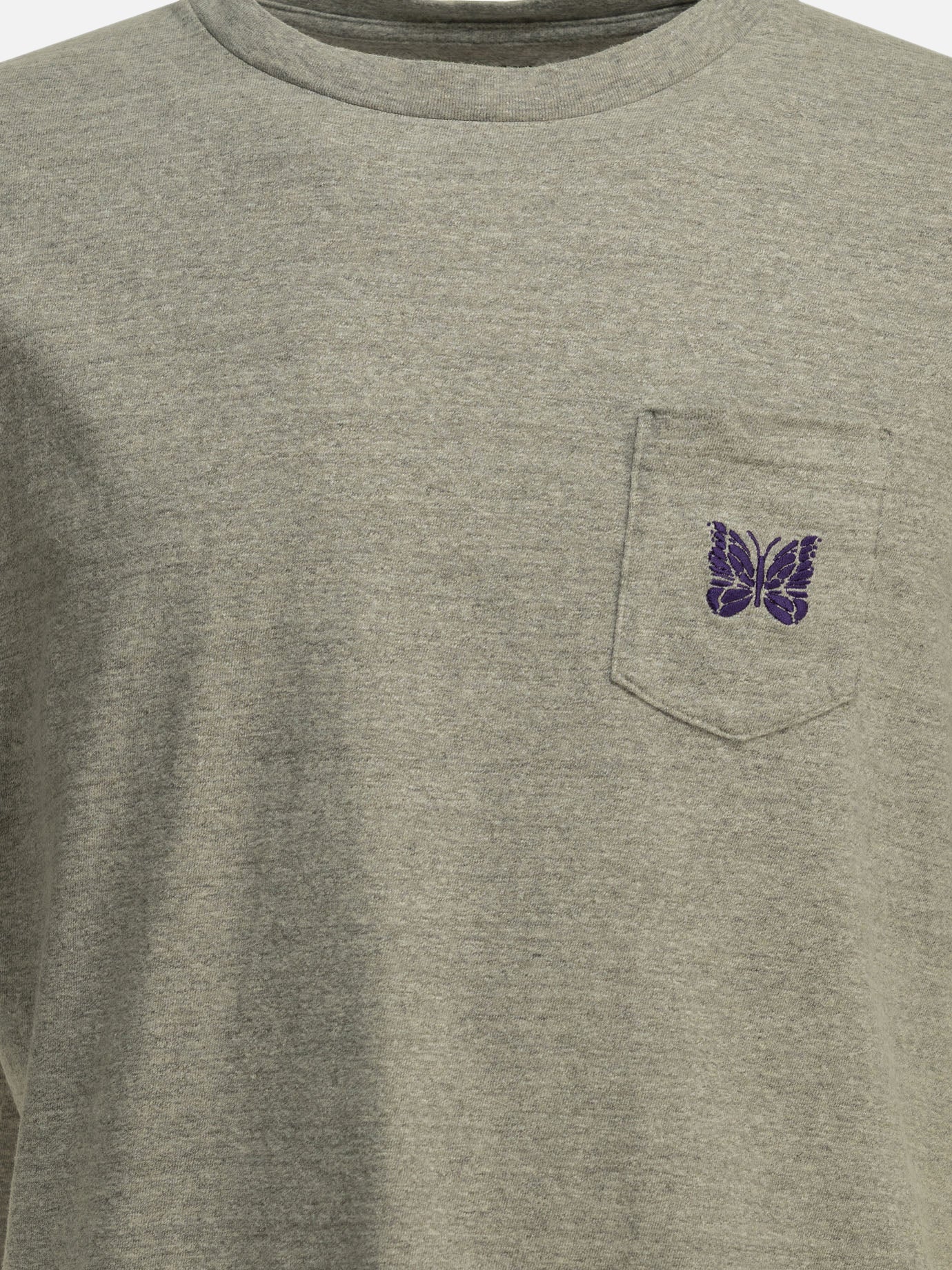 Crewneck t-shirts Logo  Grey - Needles Men | PDP | VIETTI Online Store | thumbnail_3