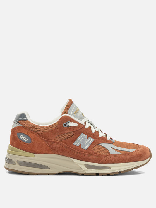 Low top sneakers 100% mesh - 100% rubber  Orange - New Balance Men | PDP | VIETTI Online Store 
