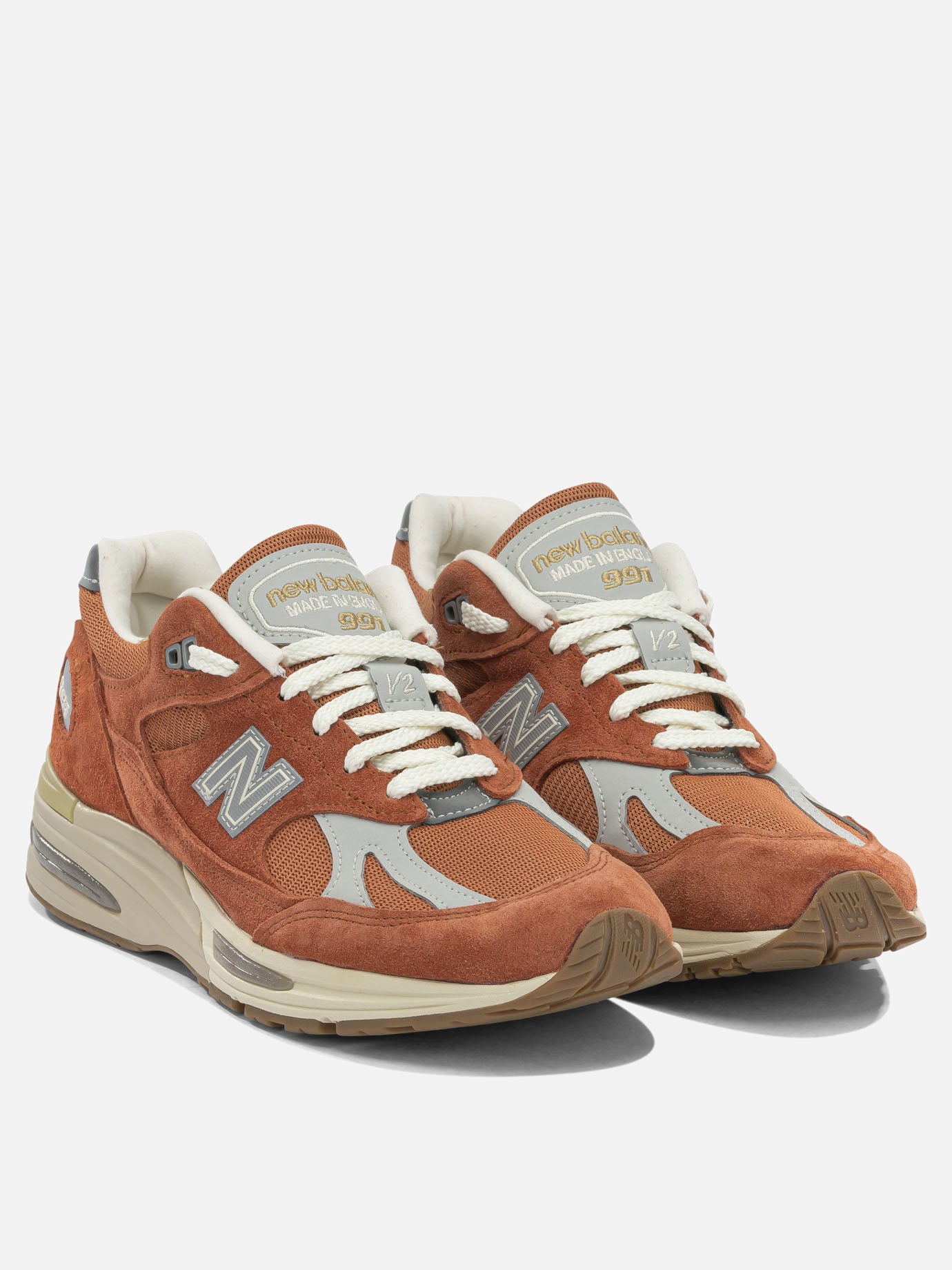 Low top sneakers 100% mesh - 100% rubber  Orange - New Balance Men | PDP | VIETTI Online Store | thumbnail_2
