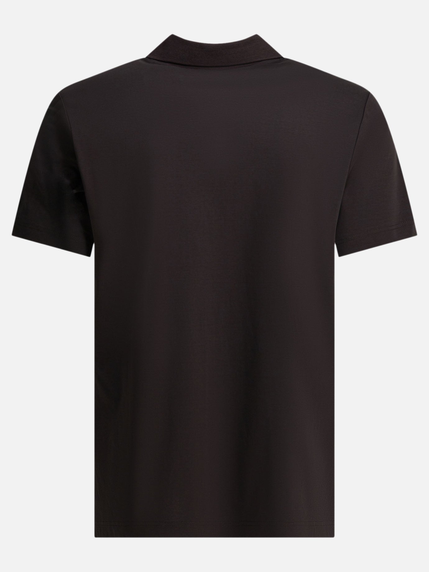 Polo senza bottoni Solid colour  Marrone - NN.07 Uomo | PDP | VIETTI Online Store | Zoom-Modal_2
