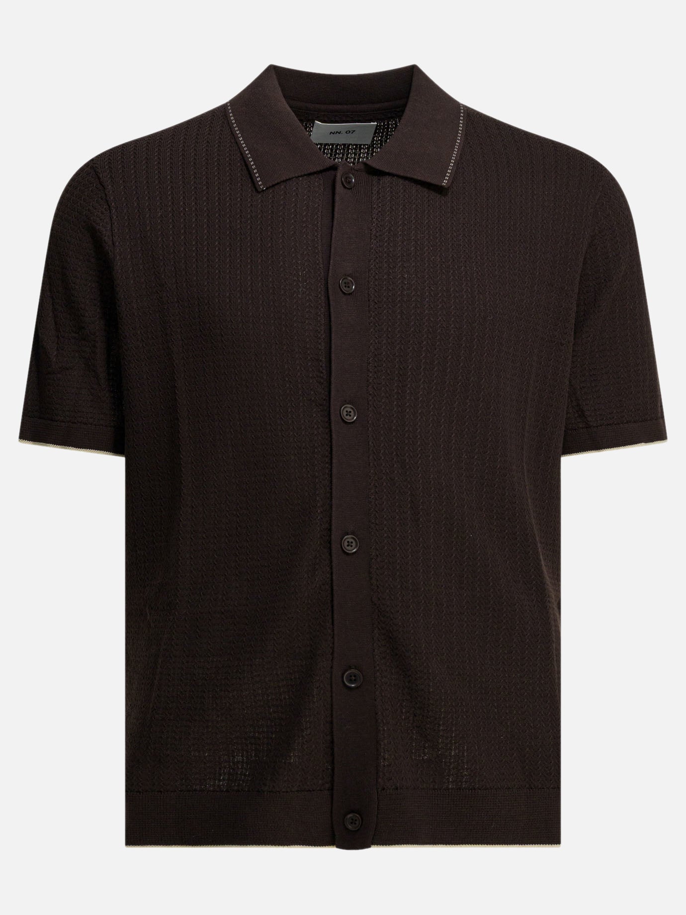 Maglioni polo Solid colour  Marrone - NN.07 Uomo | PDP | VIETTI Online Store | Zoom-Modal
