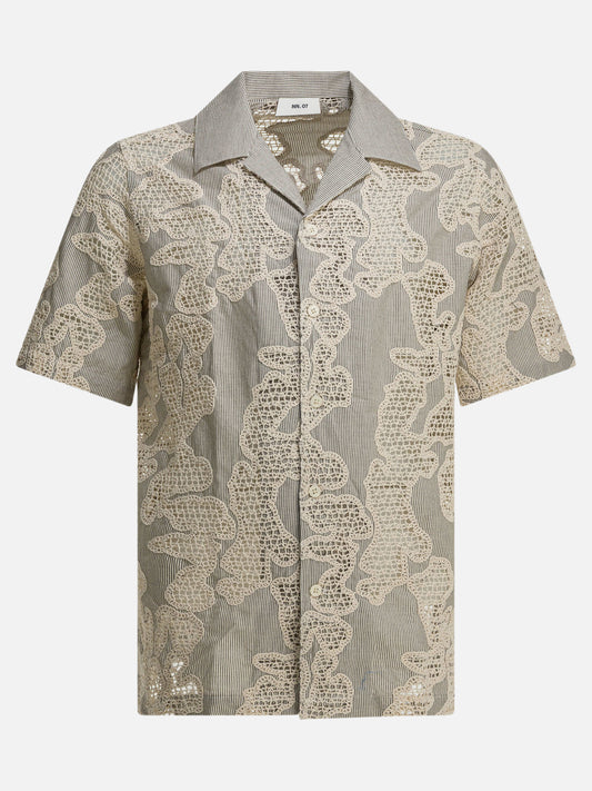 Camicie casual Embroidered  Bianco - NN.07 Uomo | PDP | VIETTI Online Store 
