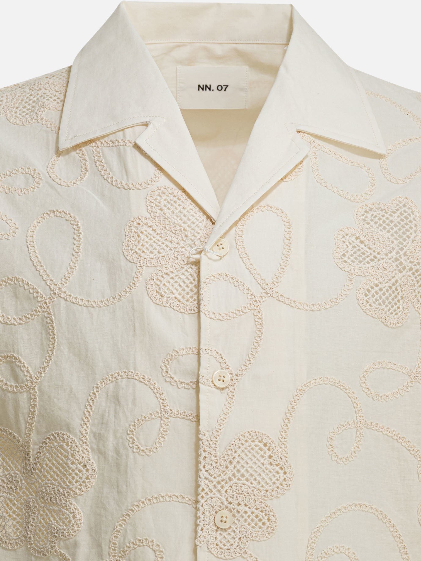 Casual shirts Embroidered  White - NN.07 Men | PDP | VIETTI Online Store | thumbnail_3