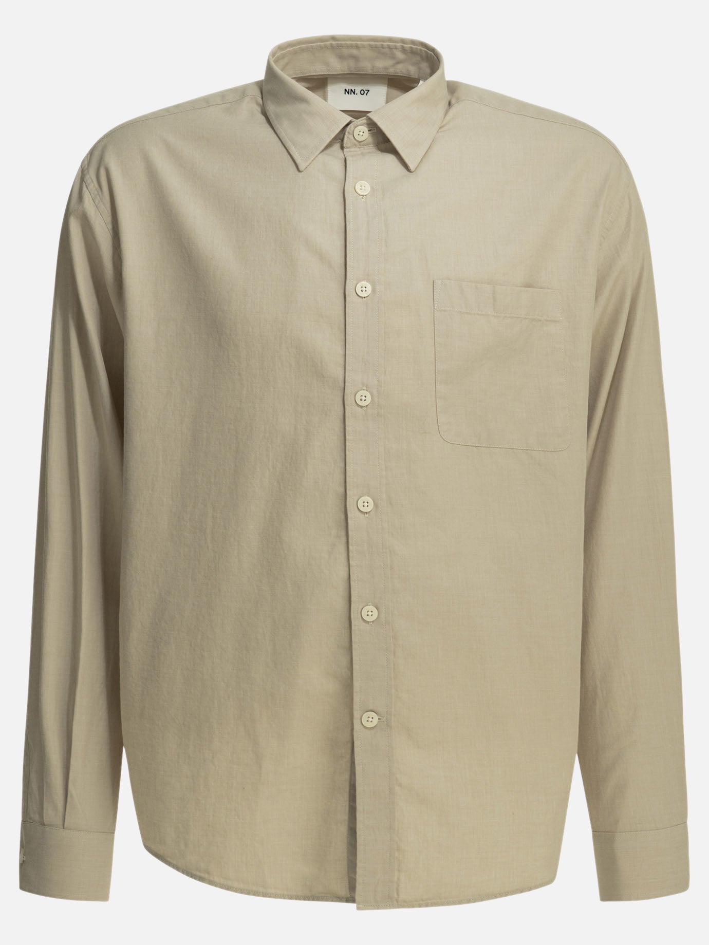 Casual shirts Solid colour  Beige - NN.07 Men | PDP | VIETTI Online Store | thumbnail