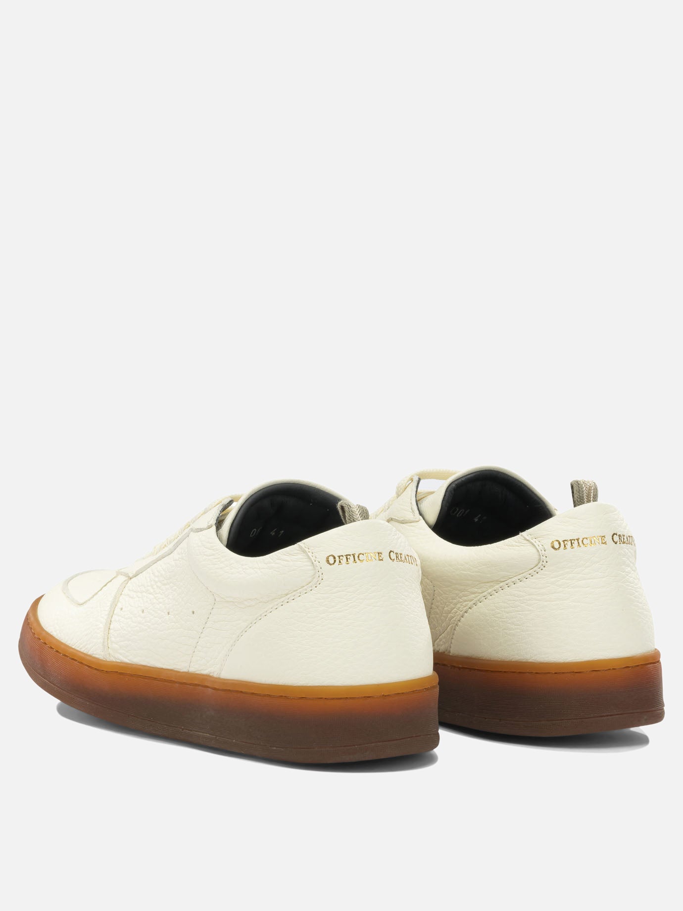 Low top sneakers 100% leather - 100% rubber  White - Officine Creative Men | PDP | VIETTI Online Store | thumbnail_4