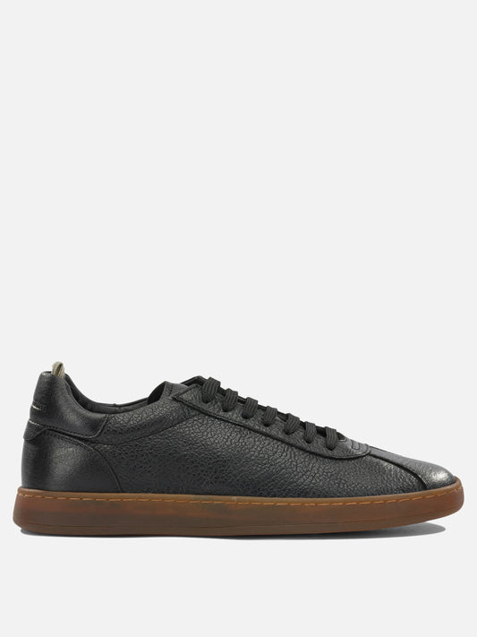 Low top sneakers 100% leather - 100% rubber  Black - Officine Creative Men | PLP | VIETTI Online Store 
