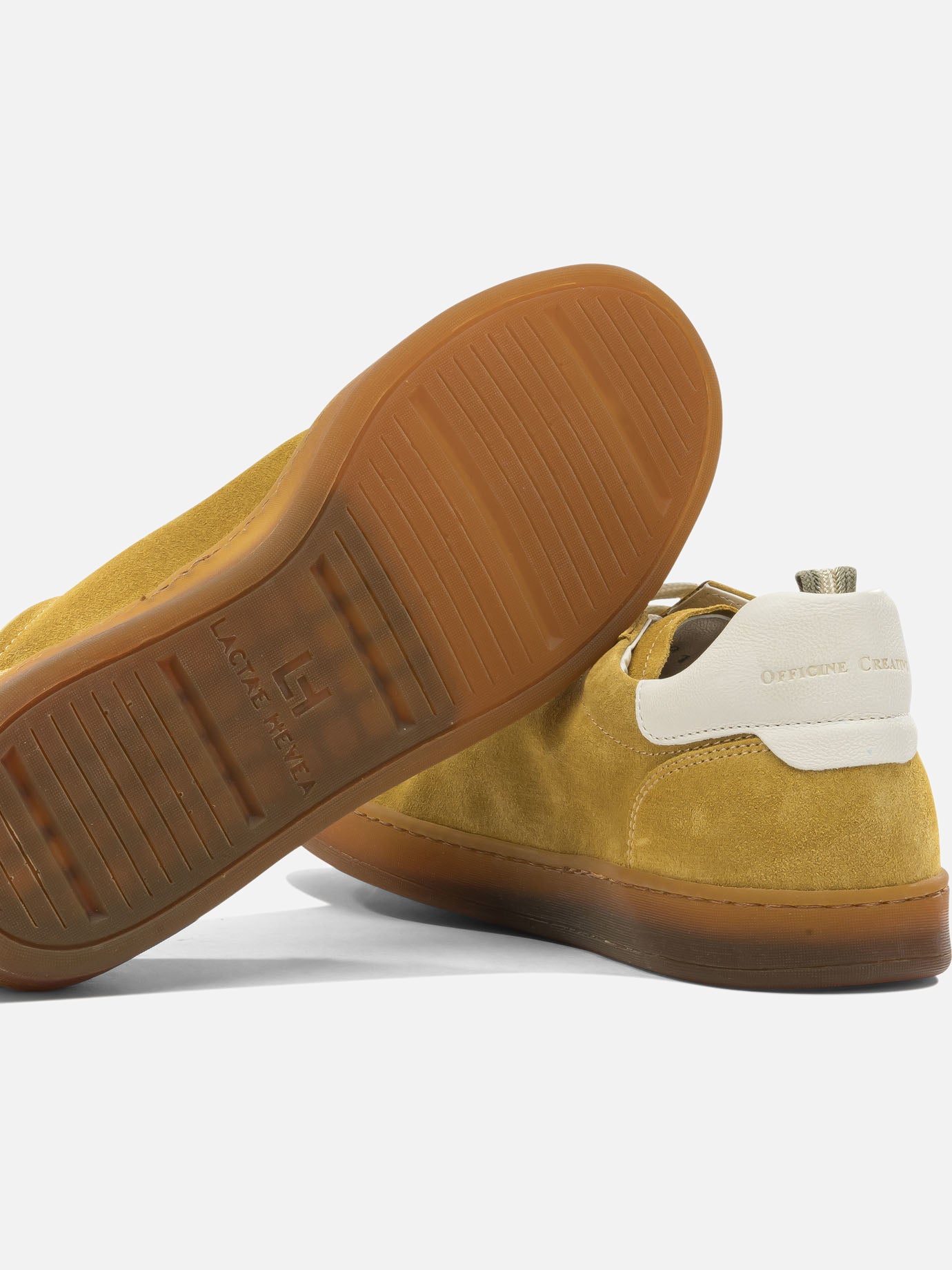 Low top sneakers 100% leather - 100% rubber  Yellow - Officine Creative Men | PDP | VIETTI Online Store | Zoom-Modal_5
