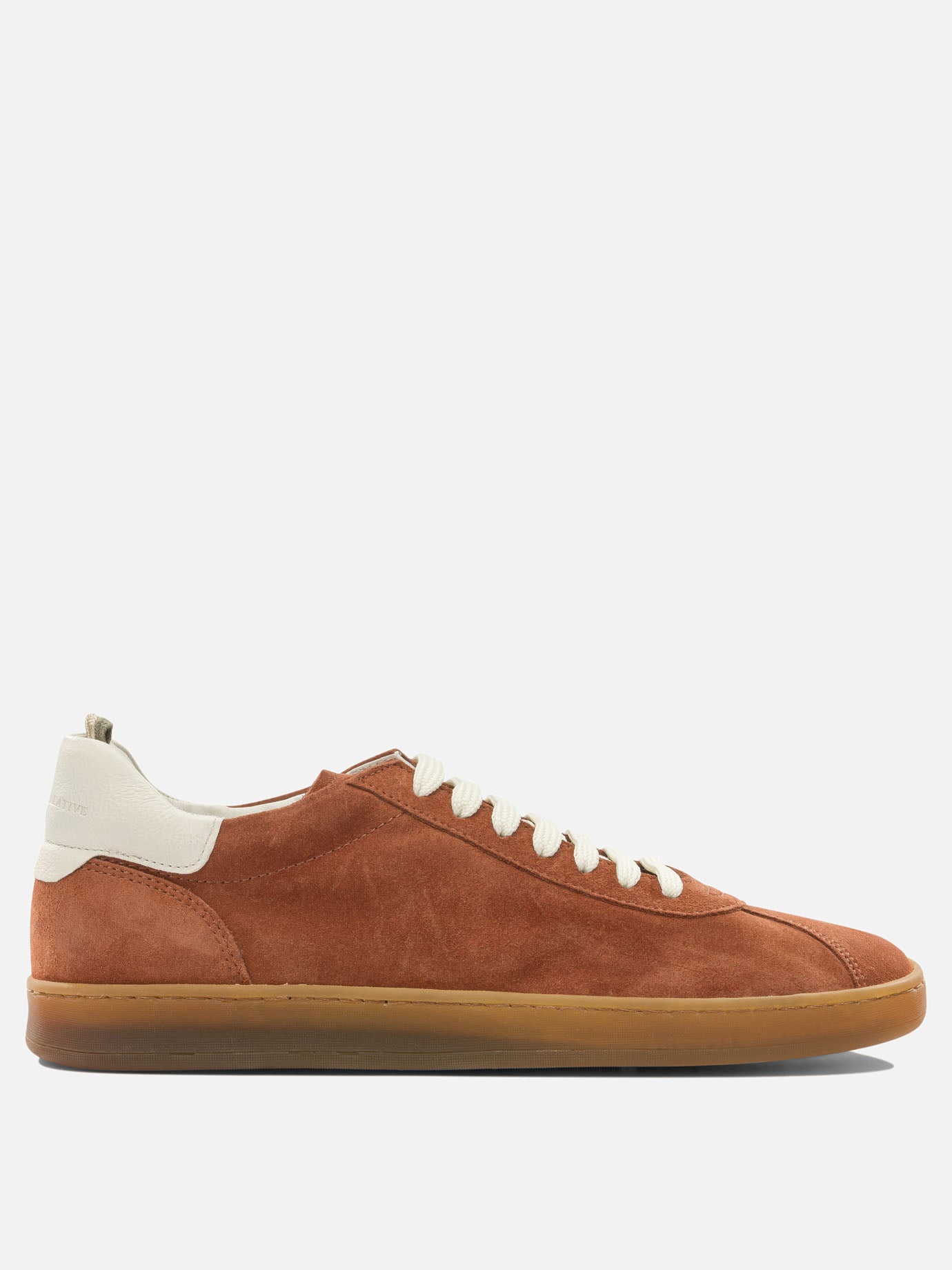 Low top sneakers 100% leather - 100% rubber  Orange - Officine Creative Men | PDP | VIETTI Online Store | Zoom-Modal
