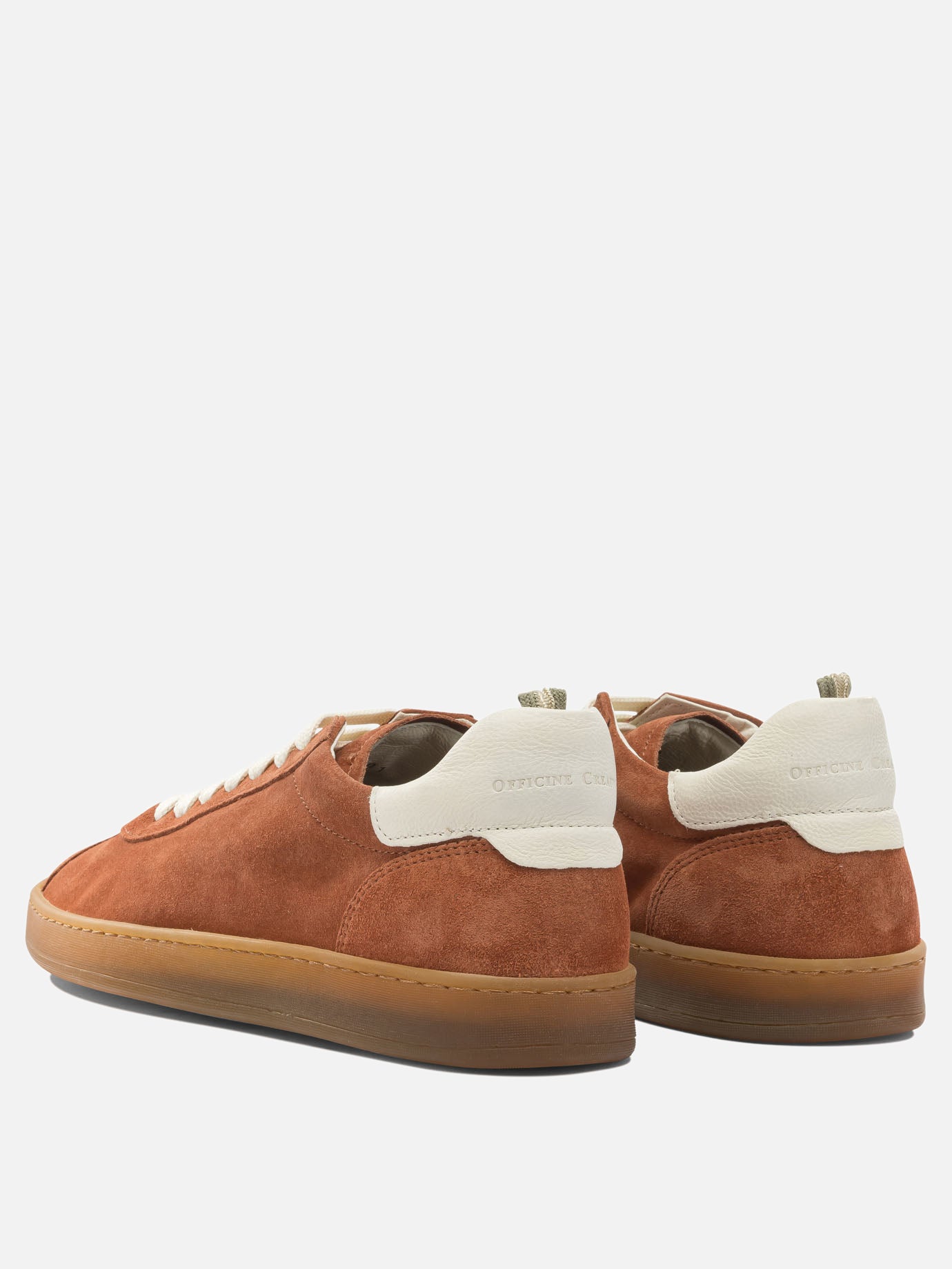 Low top sneakers 100% leather - 100% rubber  Orange - Officine Creative Men | PDP | VIETTI Online Store | thumbnail_4