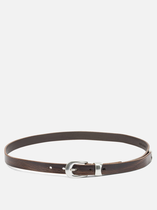 Leather belts 100% leather  Brown - Our Legacy Men | PLP | VIETTI Online Store 
