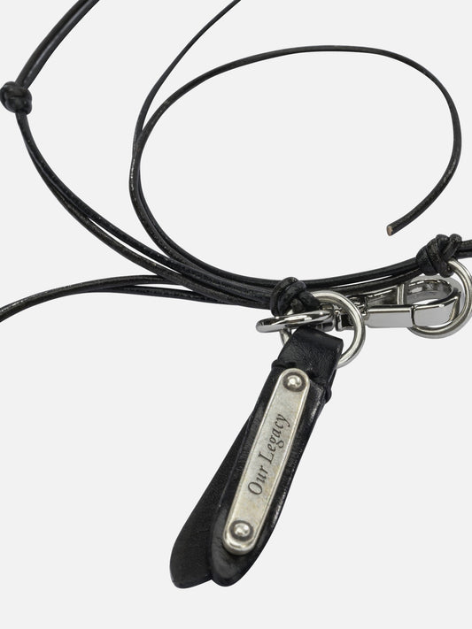 Necklaces 100% cow leather  Black - Our Legacy Men | PLP | VIETTI Online Store | 2
