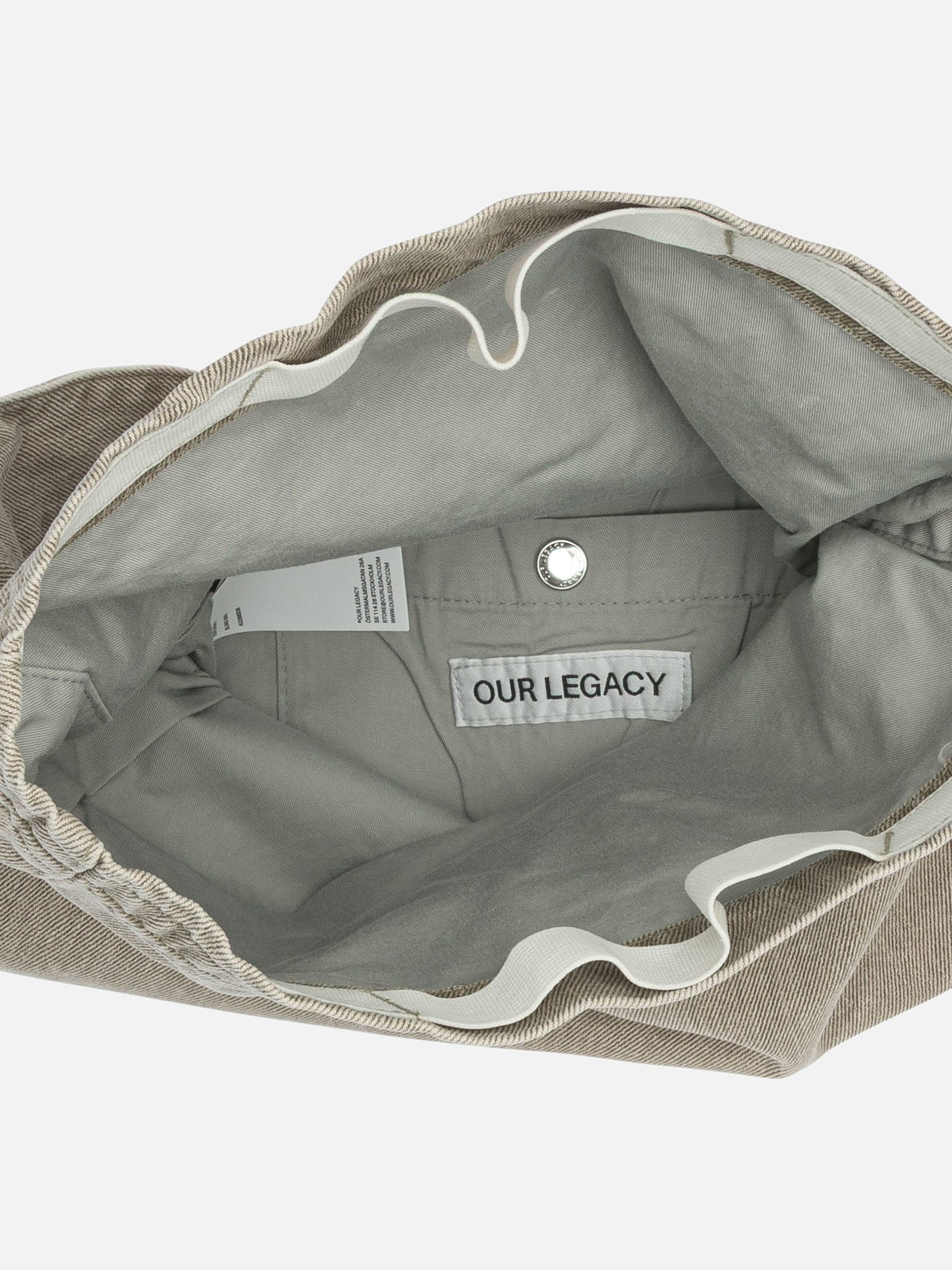 Borse medie 100% organic cotton  Verde - Our Legacy Donna | PDP | VIETTI Online Store | thumbnail_4