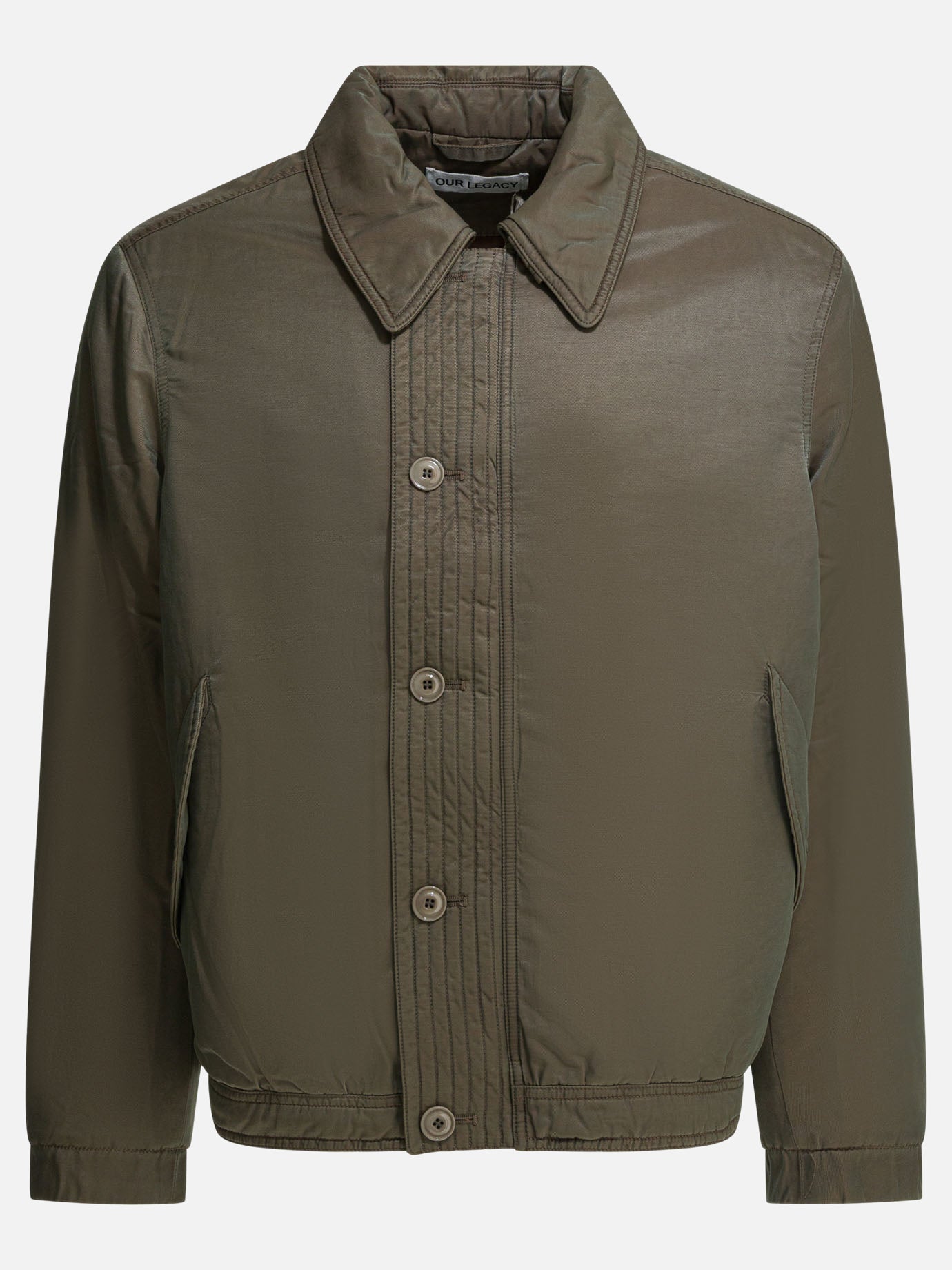 Quilted & Utility Jackets Solid colour  Brown - Our Legacy Men | PDP | VIETTI Online Store | thumbnail