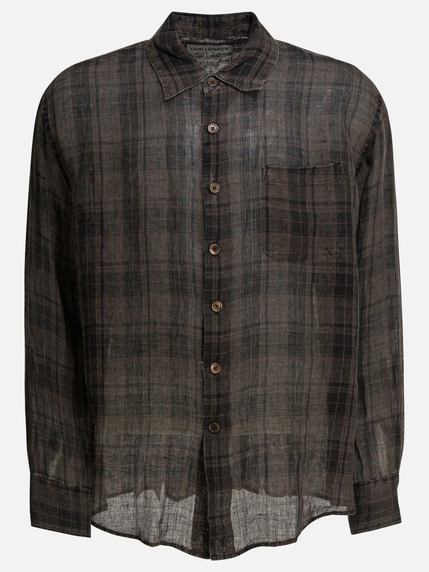 Casual shirts Check  Brown - Our Legacy Men | PDP | VIETTI Online Store | thumbnail