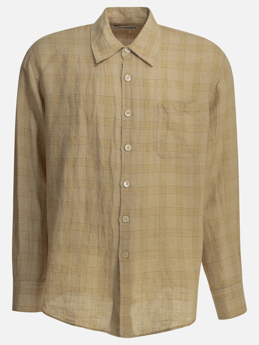 Casual shirts Check  Beige - Our Legacy Men | PDP | VIETTI Online Store 
