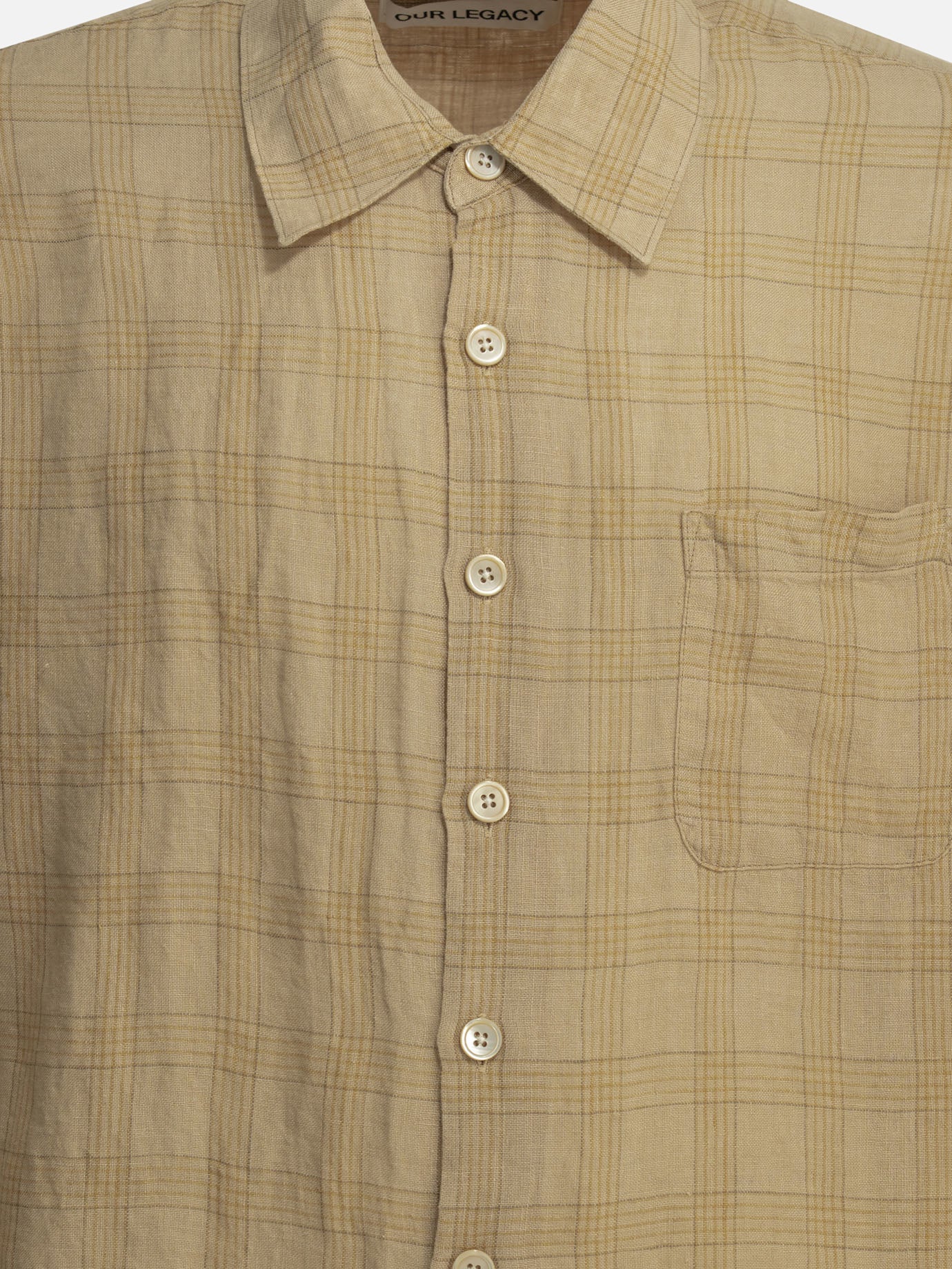 Casual shirts Check  Beige - Our Legacy Men | PDP | VIETTI Online Store | thumbnail_3