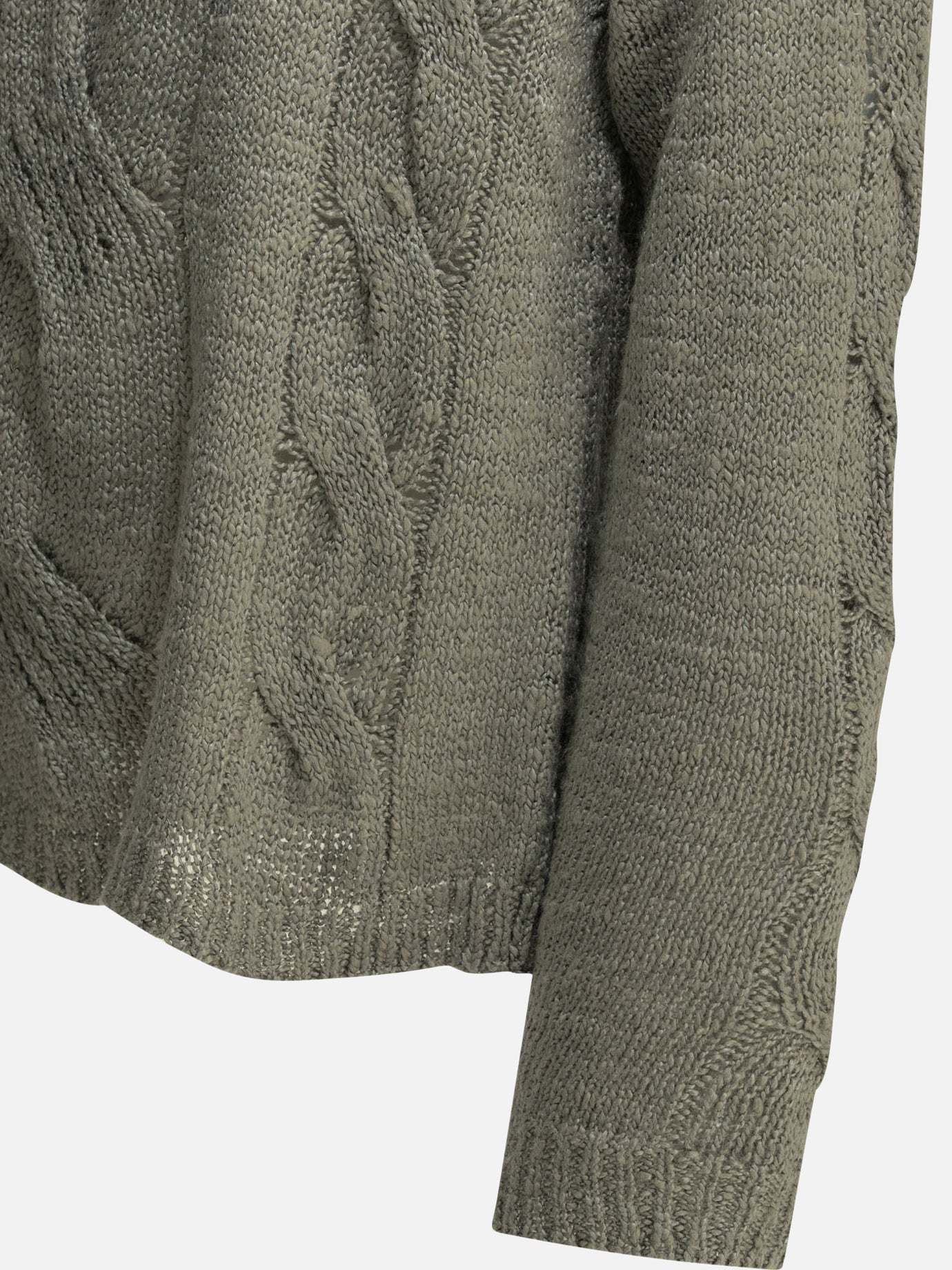 V neck sweaters Textured knit  Grey - Our Legacy Men | PDP | VIETTI Online Store | Zoom-Modal_4
