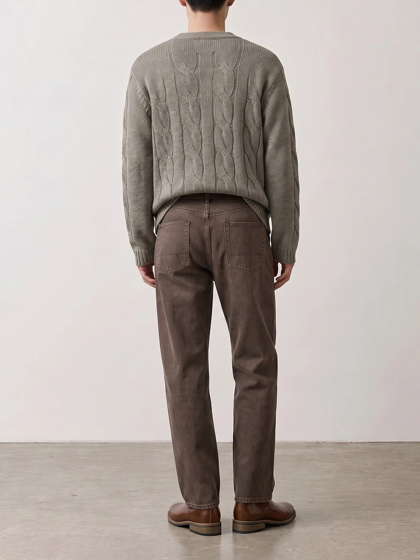 V neck sweaters Textured knit  Grey - Our Legacy Men | PDP | VIETTI Online Store | thumbnail_3