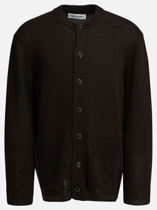 Our Legacy "Parlor" Cardigan Brown

