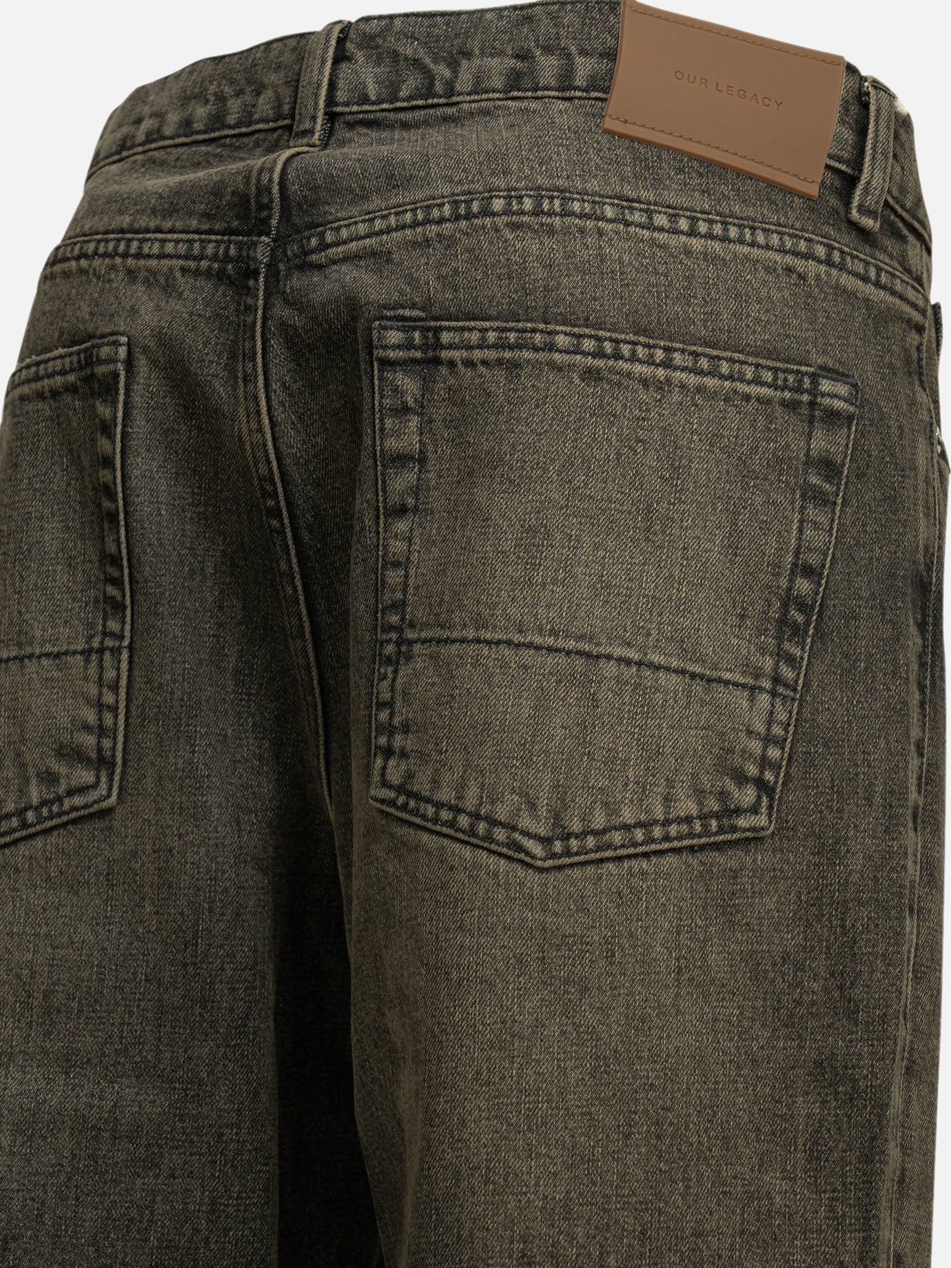 Straight-leg jeans Solid colour  Black - Our Legacy Men | PDP | VIETTI Online Store | thumbnail_4
