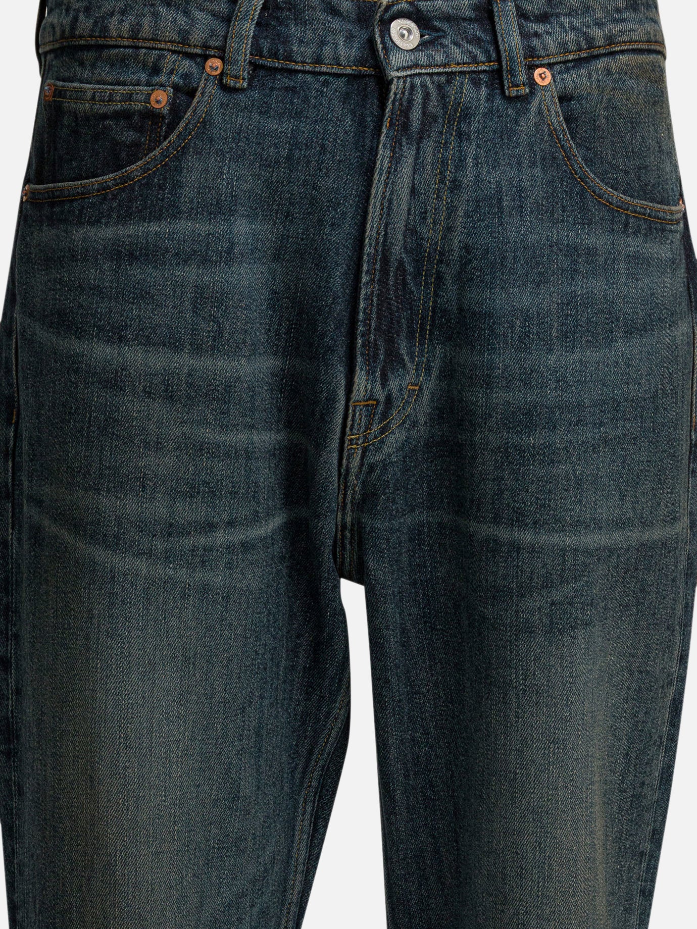 Straight-leg jeans Solid colour  Blue - Our Legacy Men | PDP | VIETTI Online Store | thumbnail_3