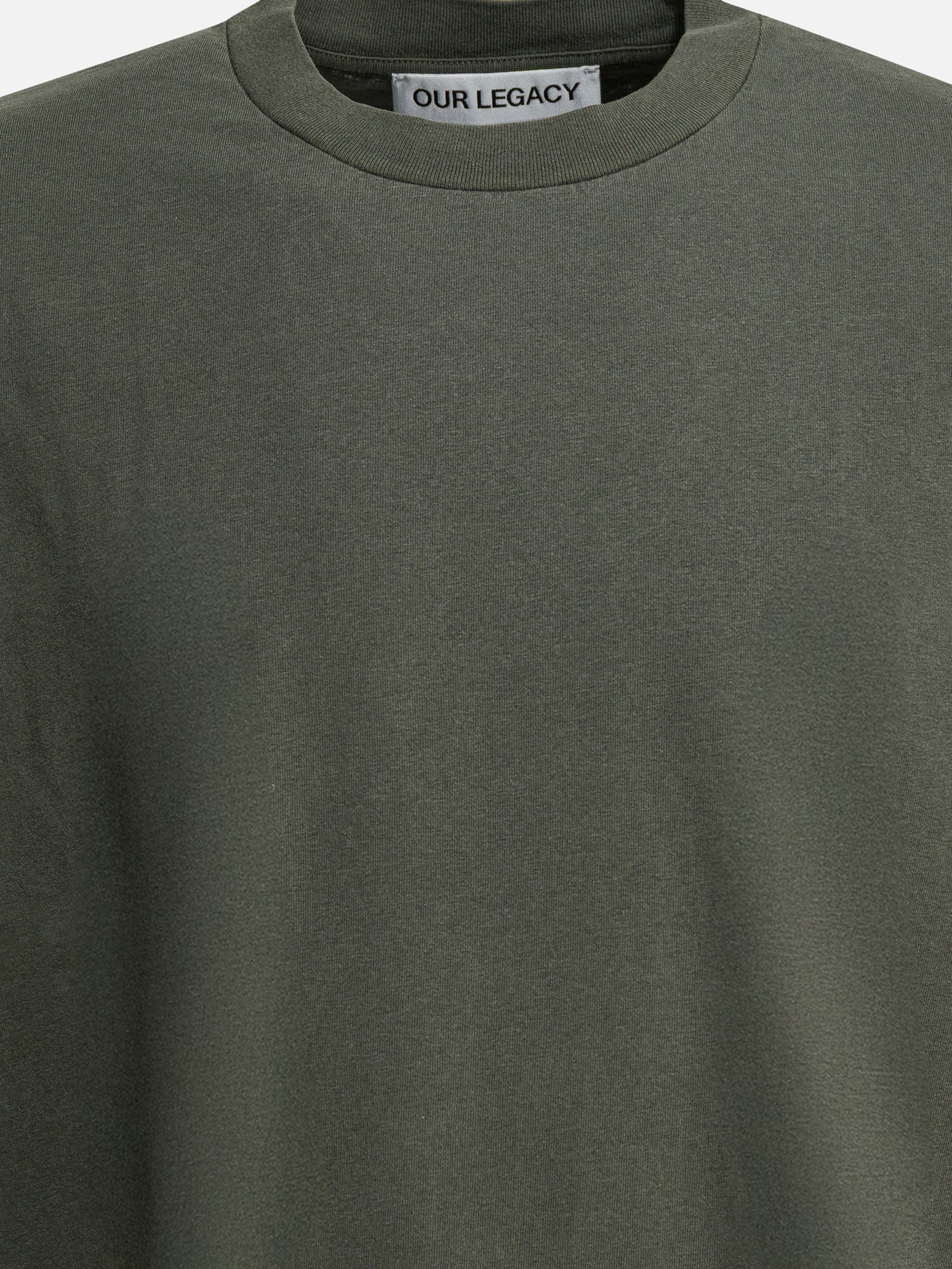 Crewneck t-shirts Solid colour  Green - Our Legacy Men | PDP | VIETTI Online Store | Zoom-Modal_3

