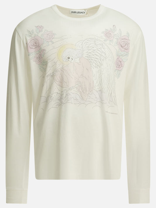 Crewneck t-shirts Graphics  White - Our Legacy Men | PDP | VIETTI Online Store 
