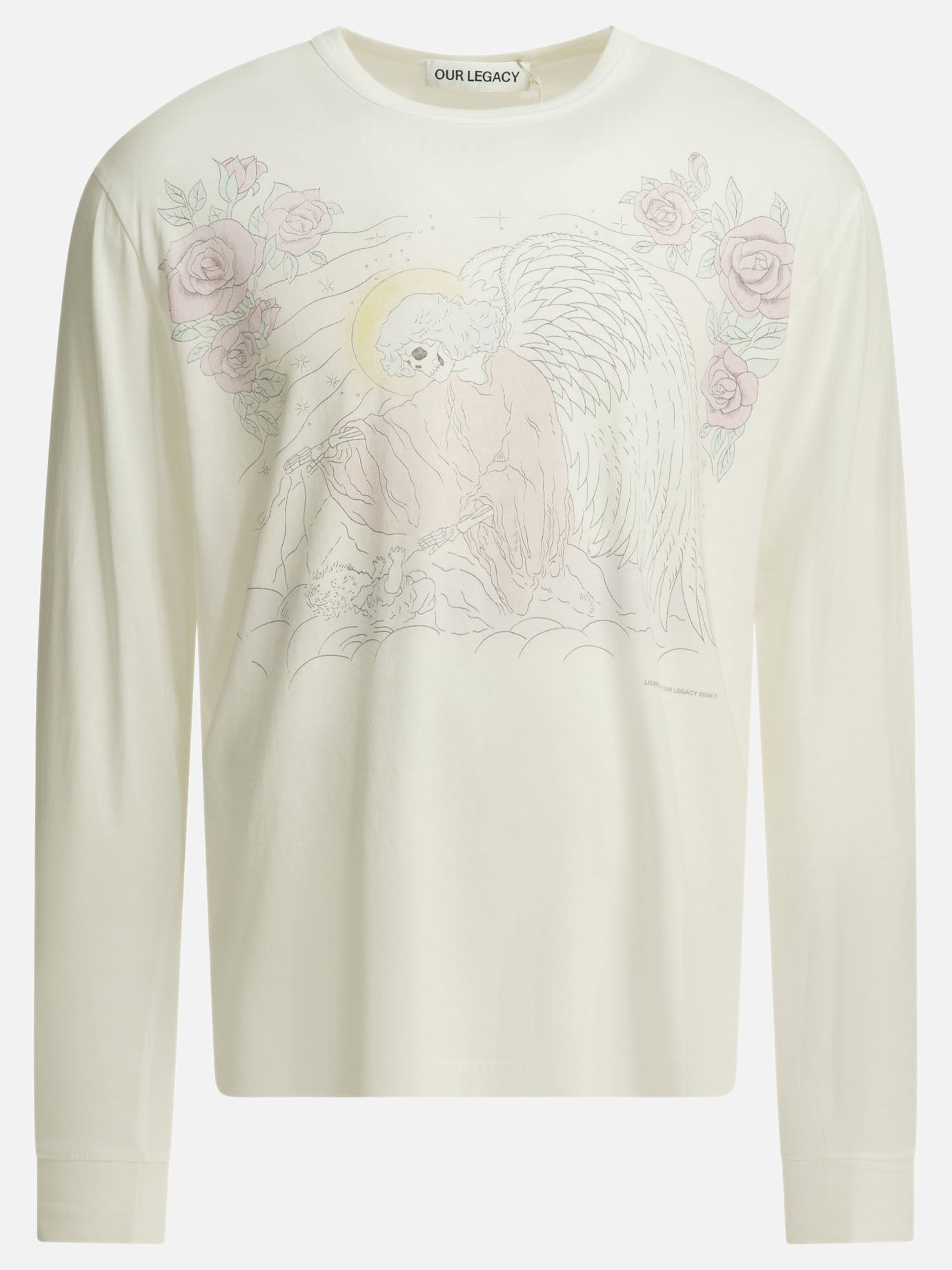 T-shirt girocollo Graphics  Bianco - Our Legacy Uomo | PDP | VIETTI Online Store | thumbnail