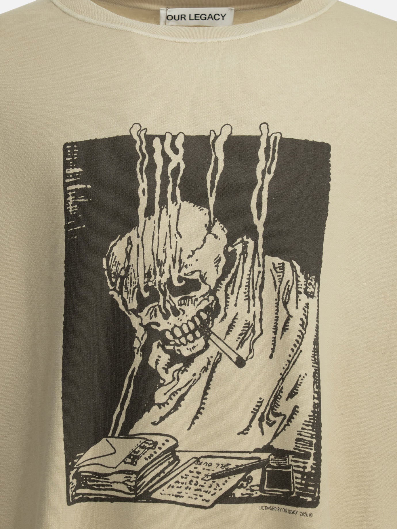 Crewnecks Graphics  Beige - Our Legacy Men | PDP | VIETTI Online Store | Zoom-Modal_3
