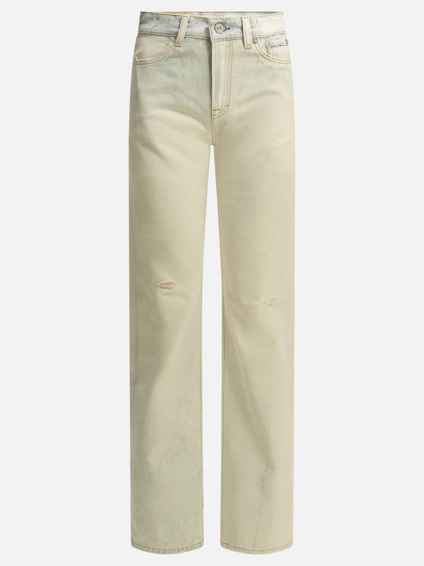Straight-leg jeans Solid colour  White - Our Legacy Women | PDP | VIETTI Online Store | thumbnail