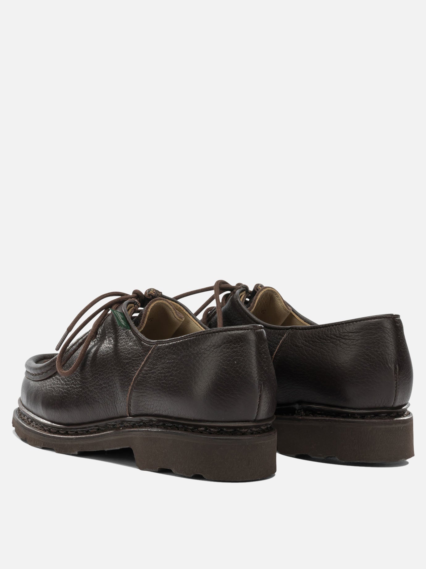 Laced loafers 100% deer leather - 100% rubber  Brown - Paraboot Women | PDP | VIETTI Online Store | thumbnail_4
