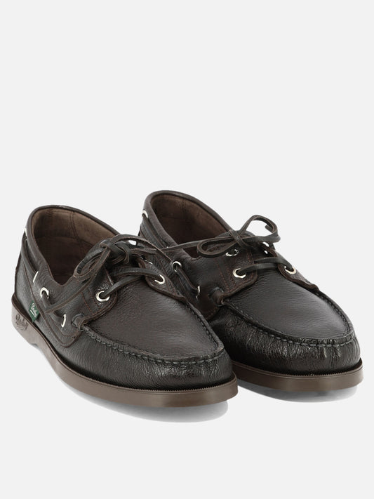 Laced loafers 100% deer leather - 100% rubber  Brown - Paraboot Men | PLP | VIETTI Online Store | 2
