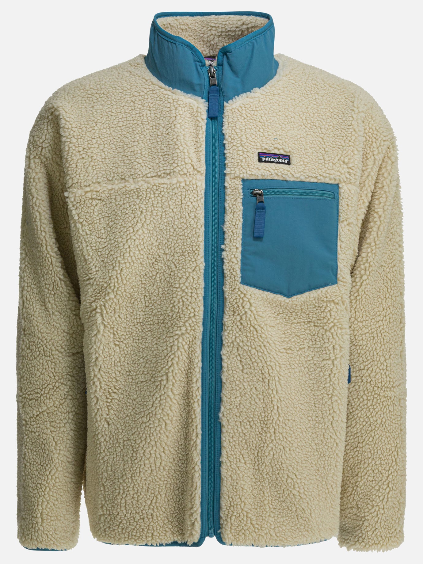 Fleece jackets Logo  White - Patagonia Men | PDP | VIETTI Online Store | Zoom-Modal
