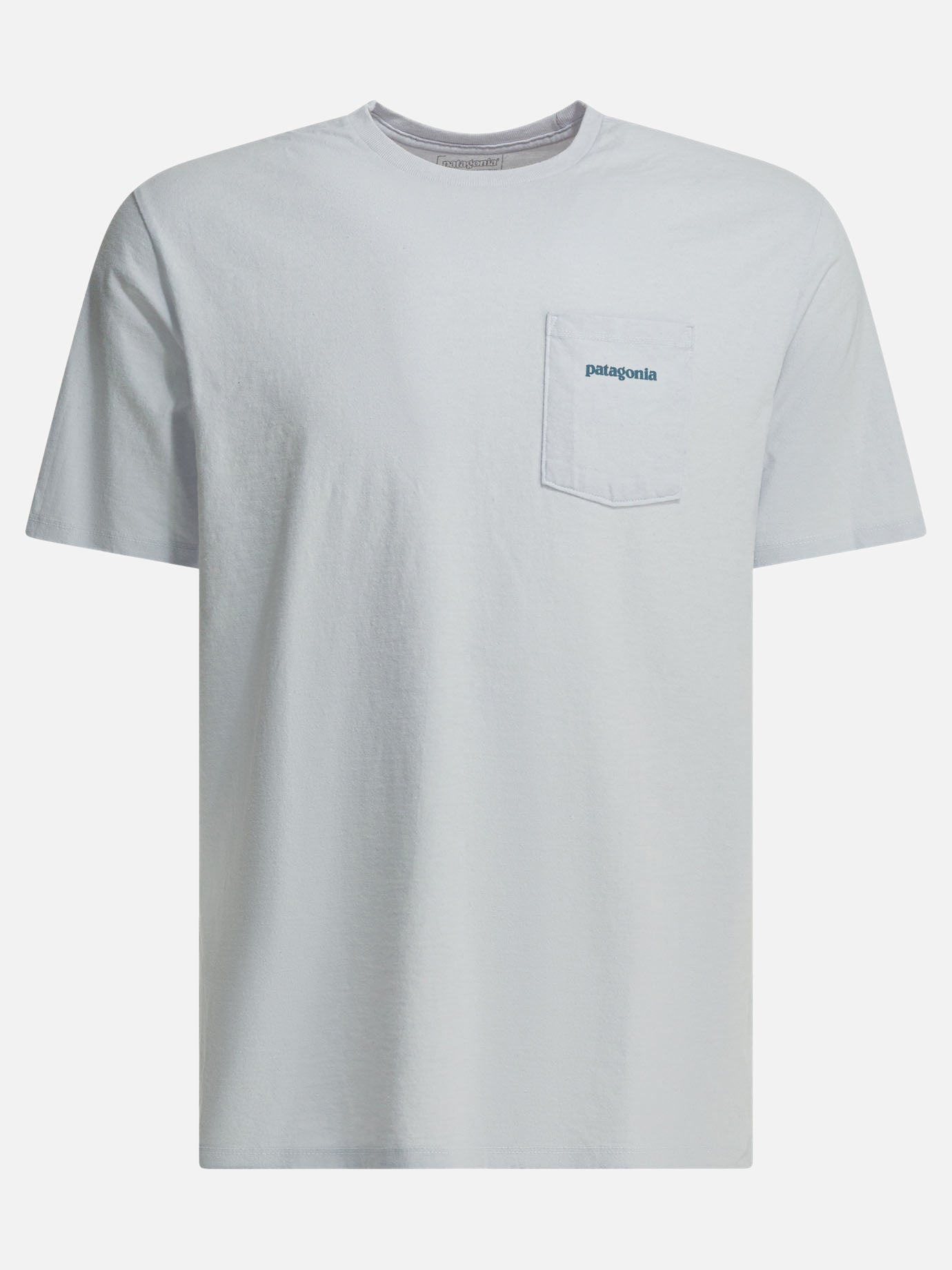 Crewneck t-shirts Logo  Light blue - Patagonia Men | PDP | VIETTI Online Store | thumbnail