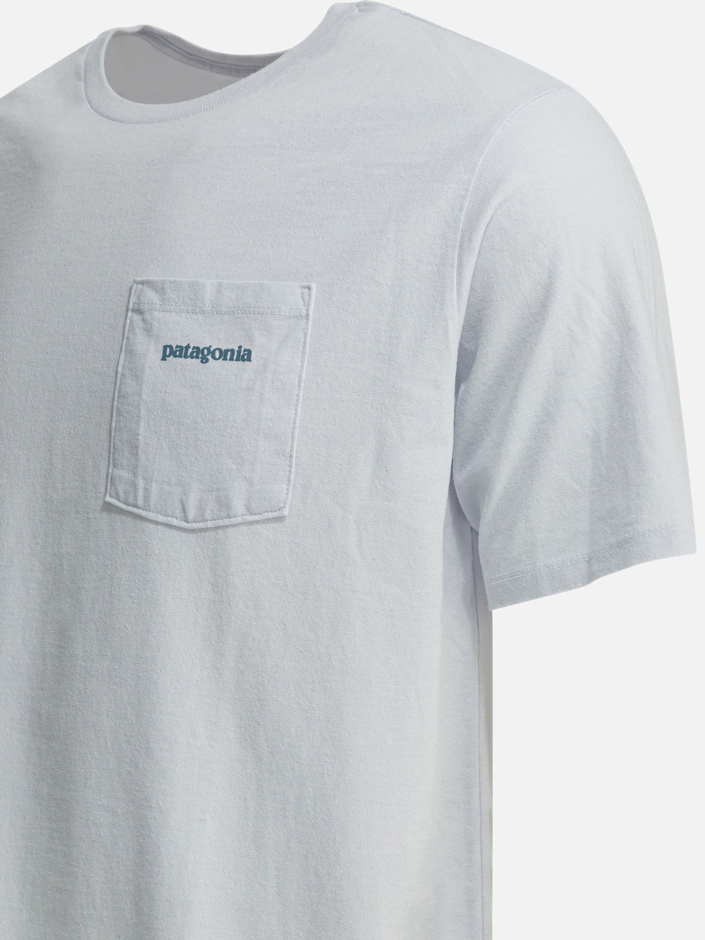 Crewneck t-shirts Logo  Light blue - Patagonia Men | PDP | VIETTI Online Store | thumbnail_4