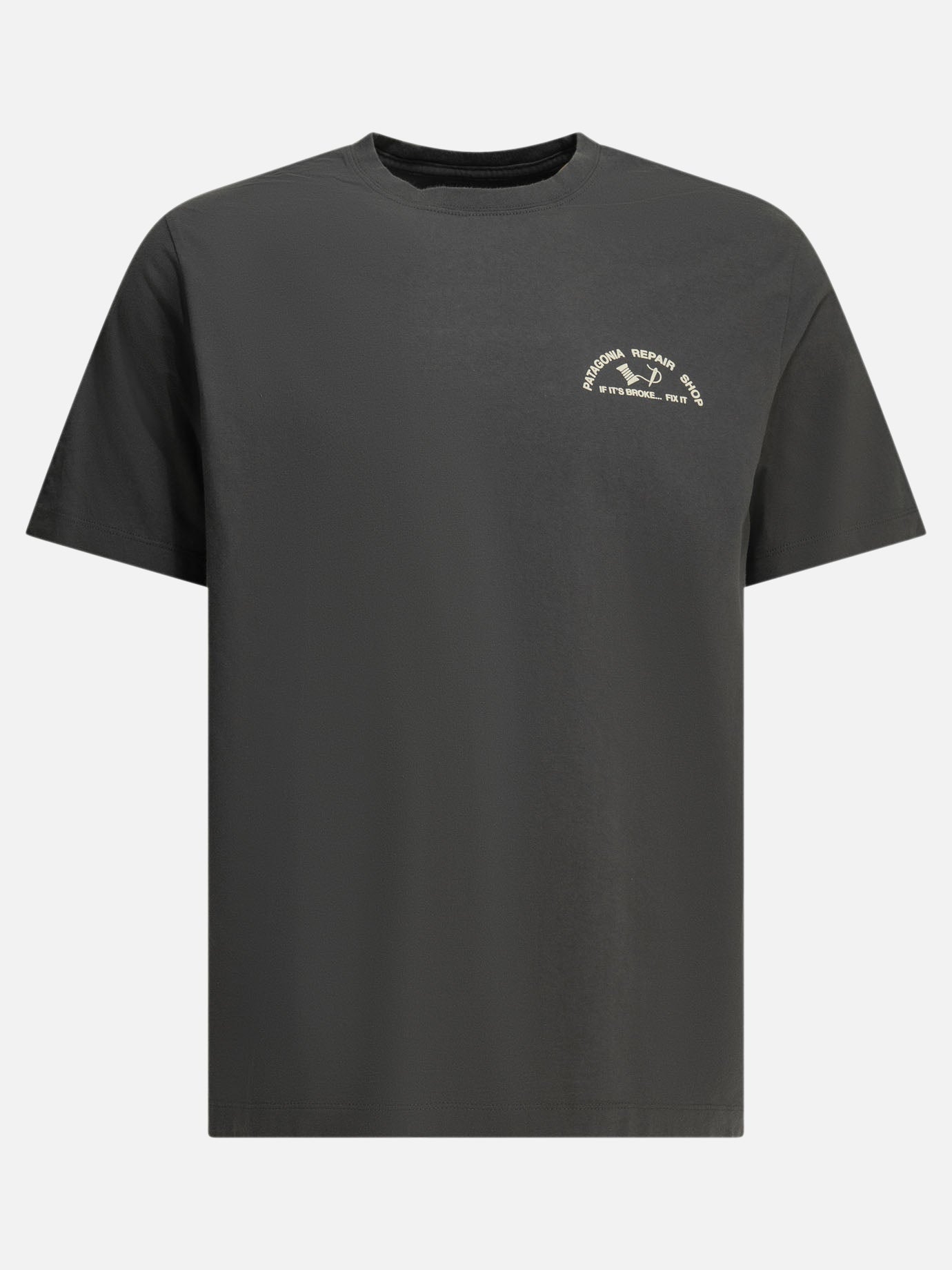 T-shirt girocollo Logo  Nero - Patagonia Uomo | PDP | VIETTI Online Store | thumbnail