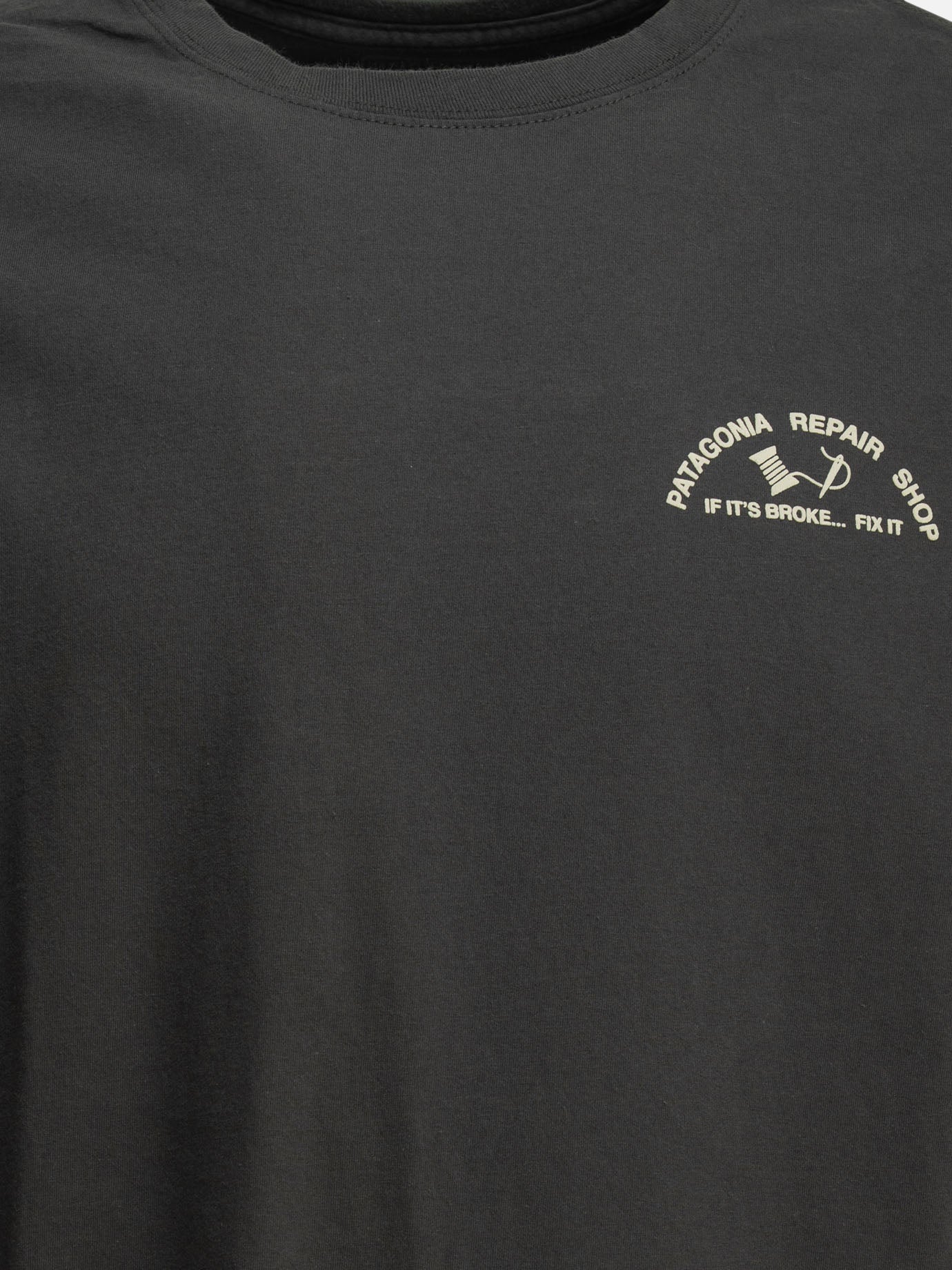 T-shirt girocollo Logo  Nero - Patagonia Uomo | PDP | VIETTI Online Store | thumbnail_3