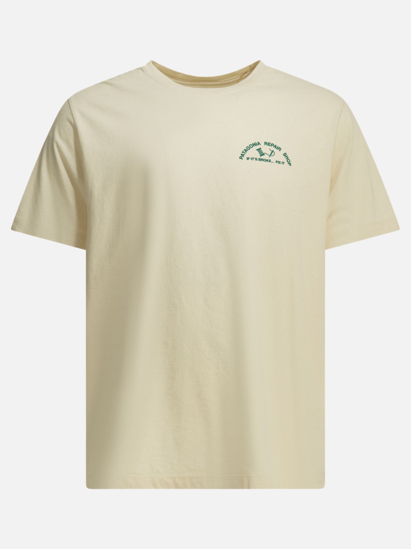 T-shirt girocollo Logo  Bianco - Patagonia Uomo | PDP | VIETTI Online Store | Zoom-Modal
