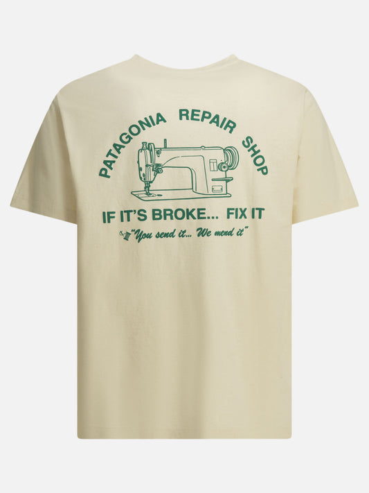 Crewneck t-shirts Logo  White - Patagonia Men | PLP | VIETTI Online Store | 2
